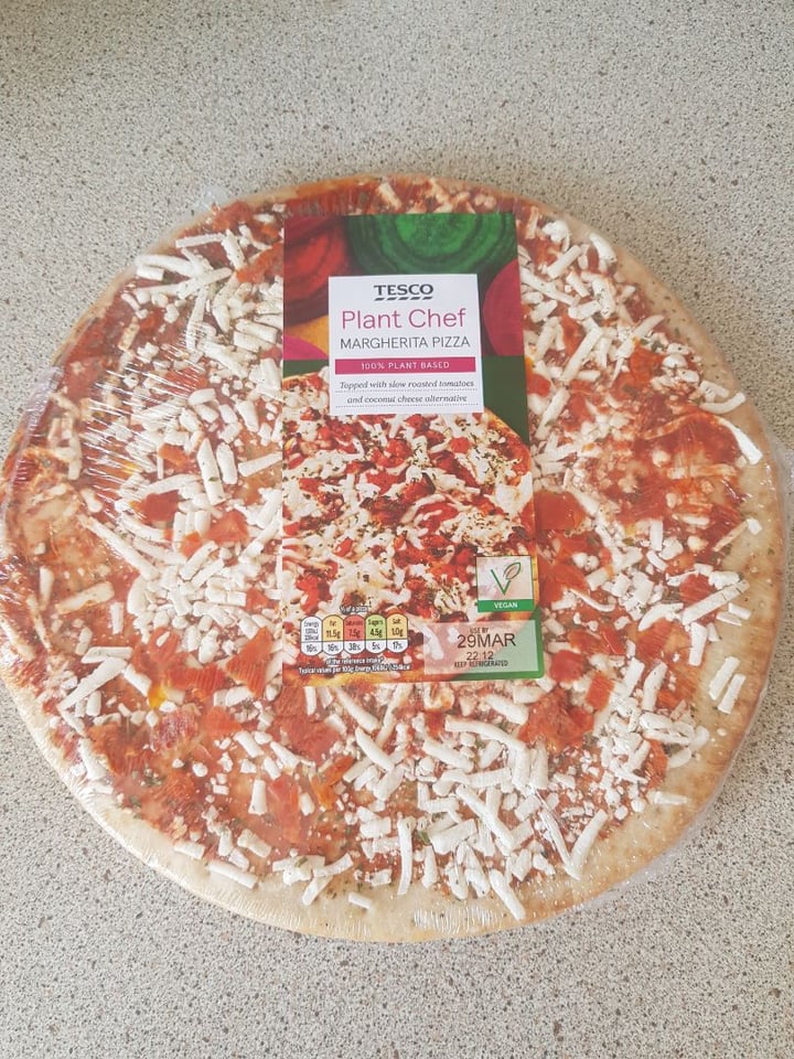 photo of Tesco Margarita Pizza shared by @alicesabrina on  13 Apr 2020 - review