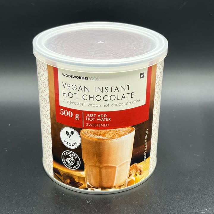 photo of Woolworths Food Vegan Instant Hot Chocolate Can shared by @ftc on  03 May 2022 - review