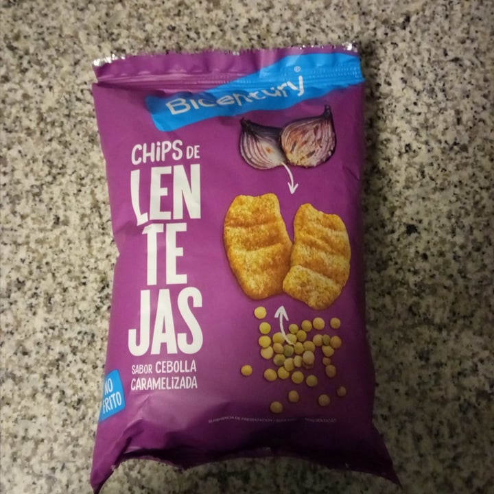 review photo of Bicentury Chips de lenteja sabor cebolla caramelizada shared by @rocioheredia on 04 Nov 2021 - review