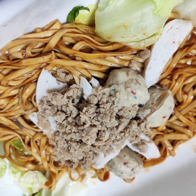 菜肴“Bak Chor Mee”的照片