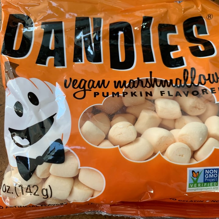 photo of Dandies Dandies Vegan Marshmallows Pumpkin Flavored shared by @jeremytheape on  27 Nov 2022 - review
