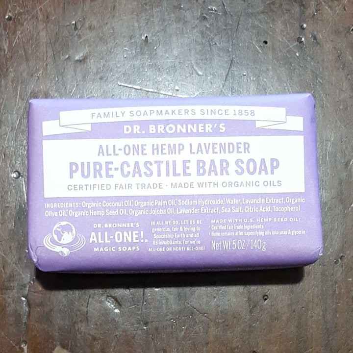 Dr. Bronner's AllOne Hemp Lavender PureCastile Bar Soap Review abillion