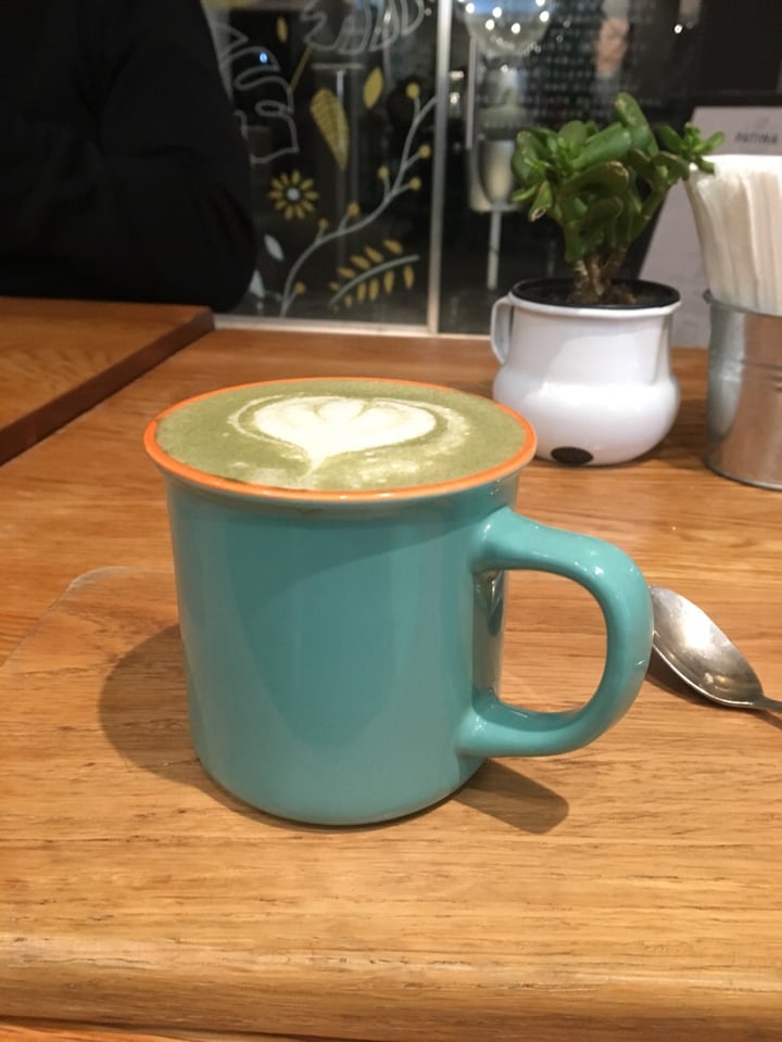 review photo of The Creamery Café Mouille Point Matcha Latte shared by @jackieamrine on 08 Aug 2019 - review