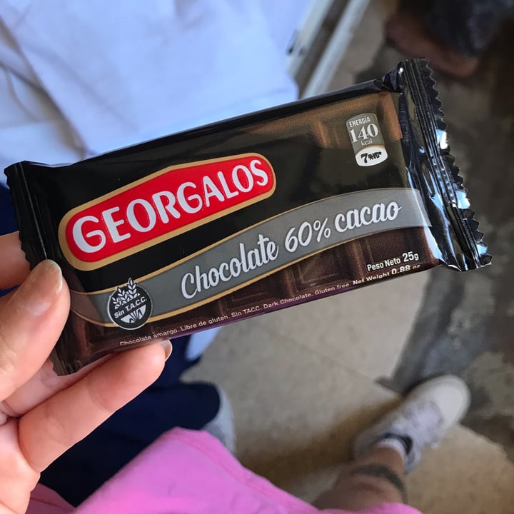 photo of Georgalos Chocolate 60% cacao shared by @sandralobo on  10 Dec 2021 - review