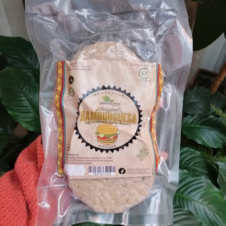 photo of Yerbabuena Hamburguesa De Avena Con Nuez shared by @melissamx on  03 Feb 2022 - review