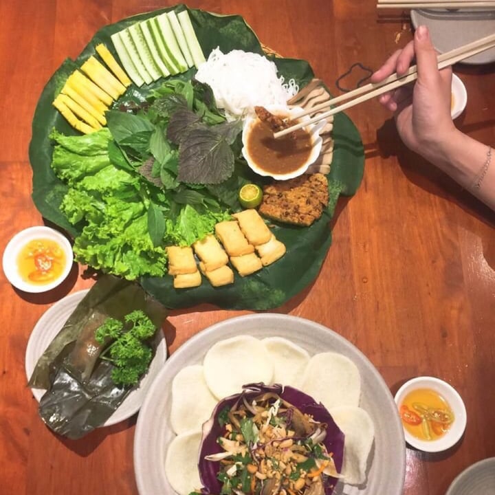 photo of Nhà hàng ẩm thực Vườn Chay Bun Dau (Hanoi’s Speciality Food) shared by @ghienanchay on  21 Apr 2021 - review