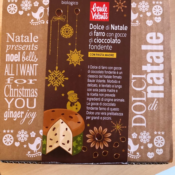 photo of Baule volante Dolce di Natale al farro con gocce di cioccolato fondente shared by @martinafacheris on  20 Dec 2021 - review