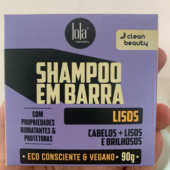photo of Lola Cosmetics Shampoo Em Barra Lisos shared by @brunacamposgon on  03 Nov 2022 - review