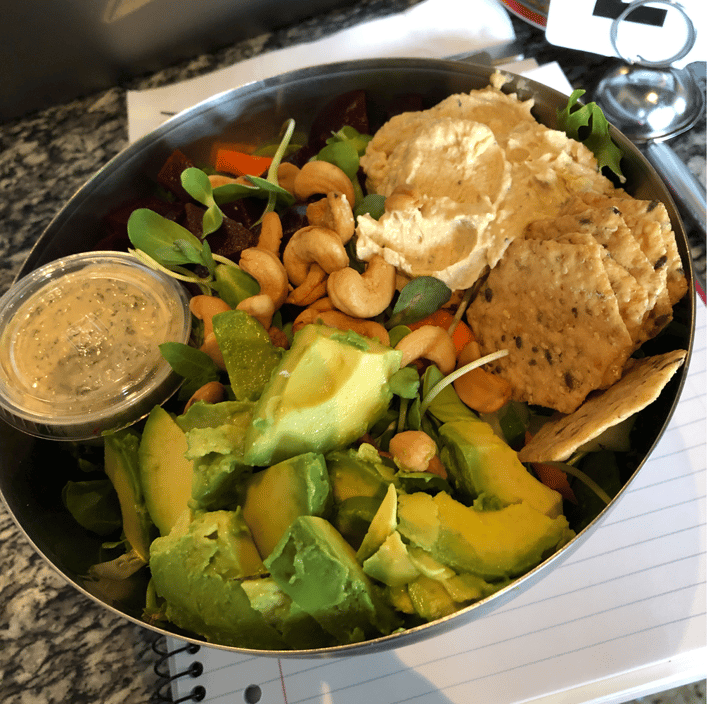 review photo of Stardust Video & Coffee The Lulu salad shared by @raquellynn on 14 Jul 2019 - review