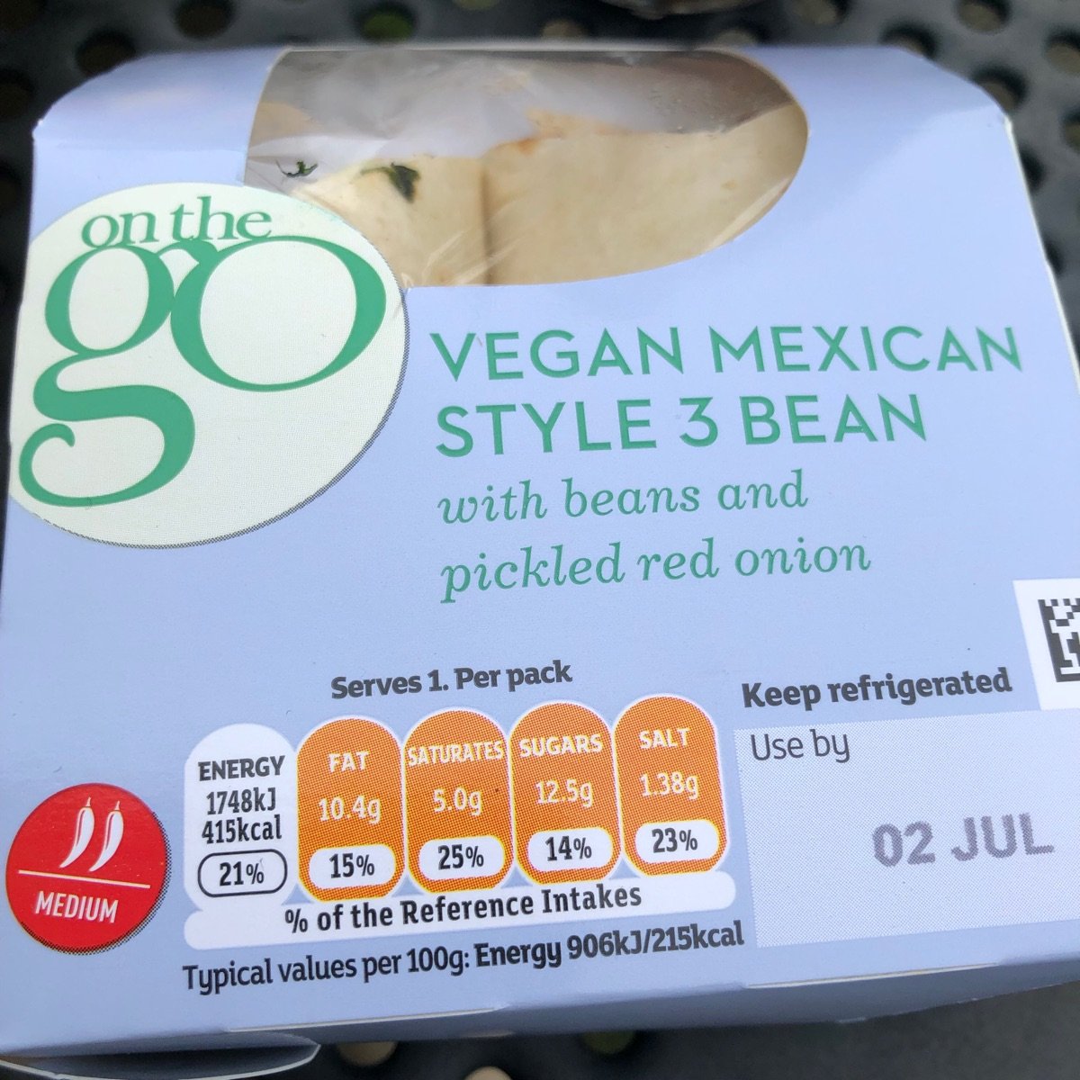 Sainsbury's Mexican Three Bean Wrap Reviews abillion