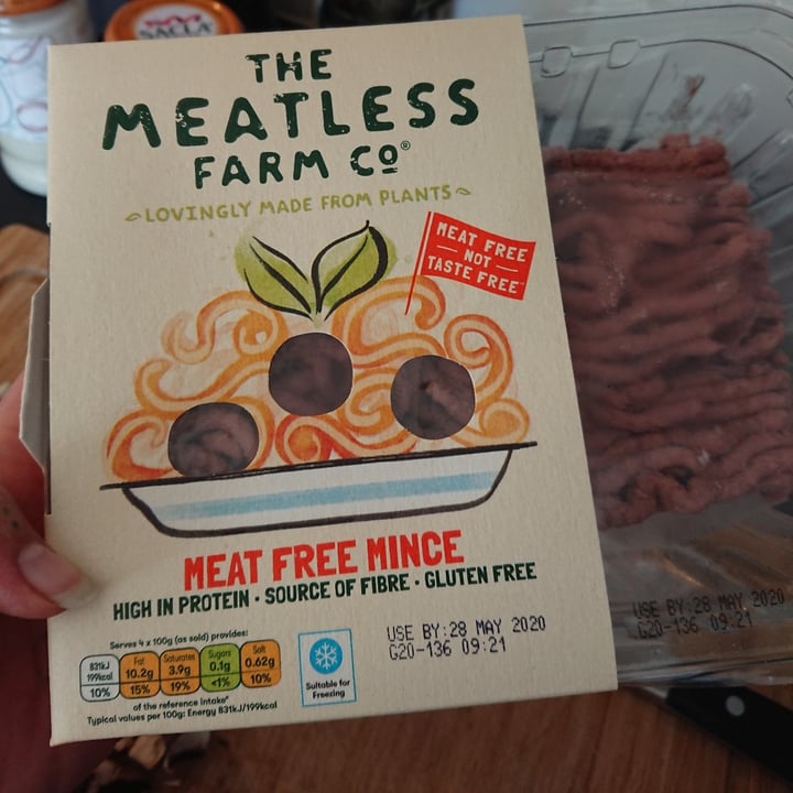 photo of Meatless Farm Meat Free Mince shared by @charlotteomega on  21 May 2020 - review