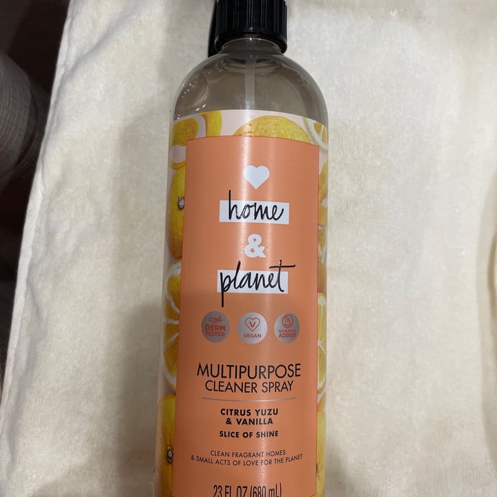 photo of Love home and planet Multi purpose cleaner spray shared by @janetisvegan on  30 Sep 2021 - review