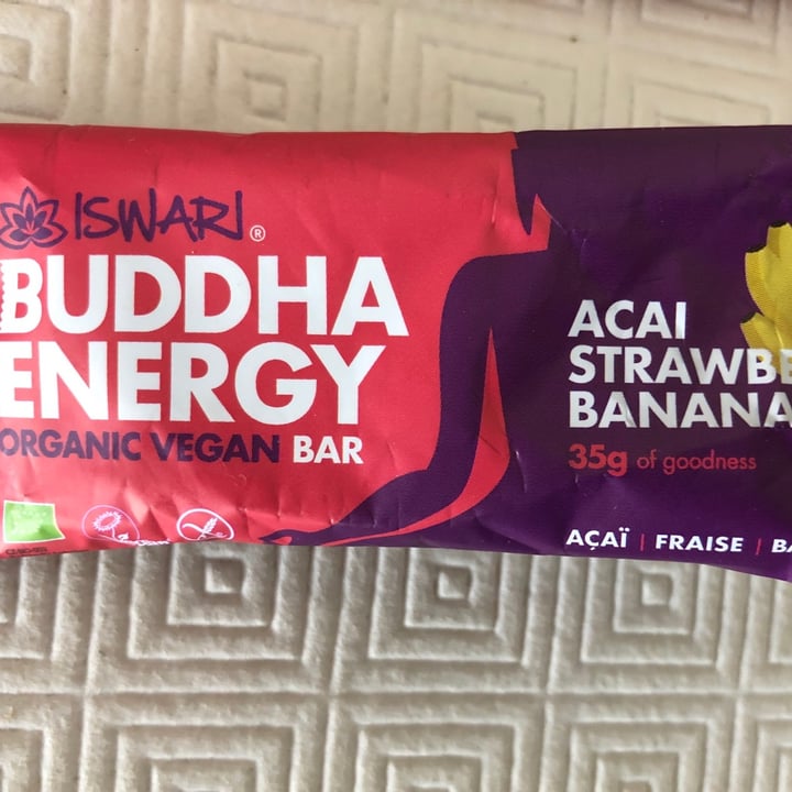 photo of Iswari Buddha Energy Bar Acai Strawberry Banana shared by @paris75 on  03 Jul 2020 - review