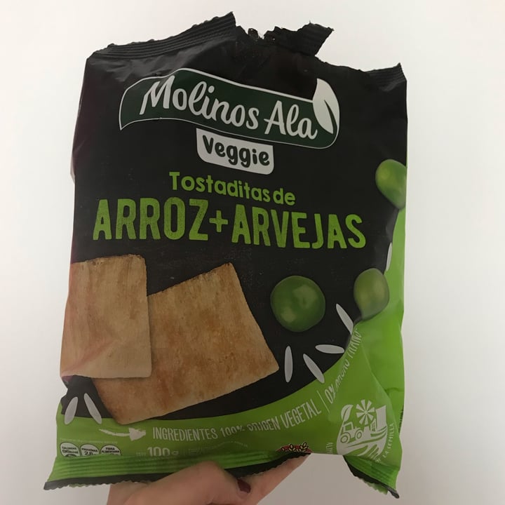 photo of Molinos Ala Tostaditas de arroz y arvejas shared by @jjazcuello on  05 Dec 2021 - review