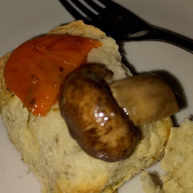 Photo of the dish “portobellos escabechados”