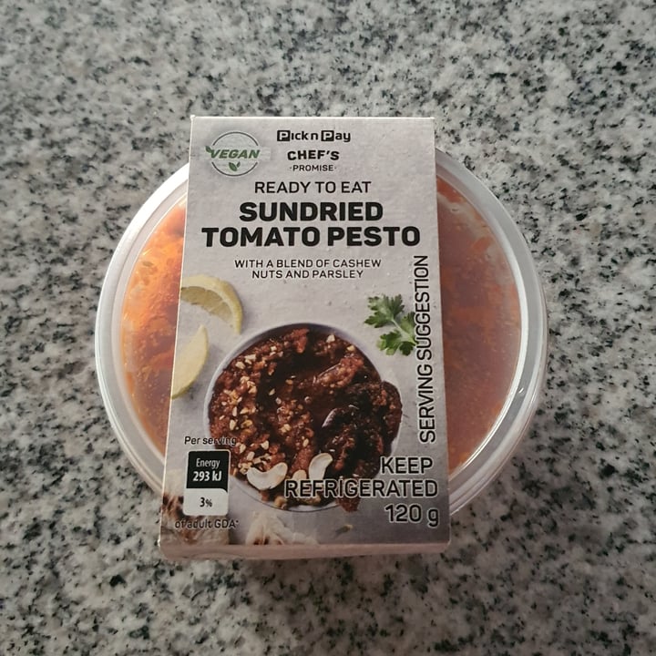 photo of Pick n Pay Sundried Tomato Pesto shared by @theflipsideofg on  09 Aug 2021 - review