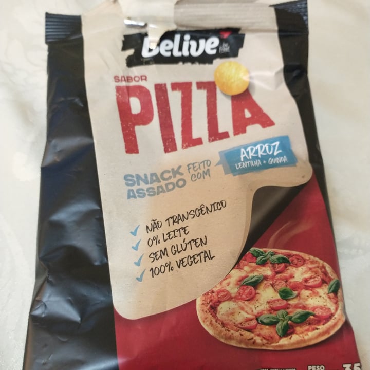 review photo of Belive snack assado sabor pizza shared by @alcione on 20 May 2022 - review