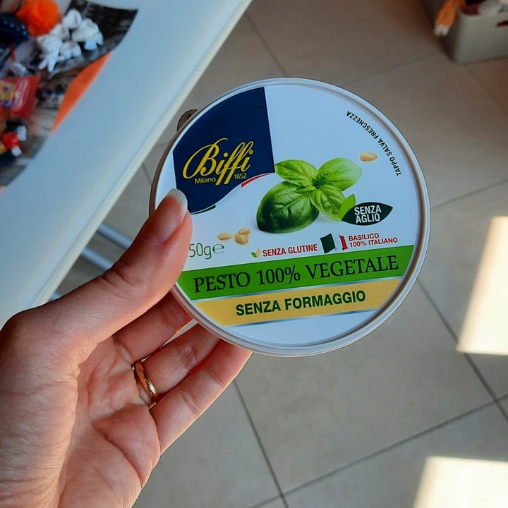 review photo of Biffi Pesto 100% Vegetale Senza Formaggio shared by @nenelapepe on 03 May 2022 - review