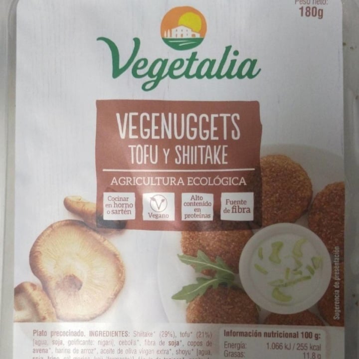 photo of Vegetalia Nuggets De Shiitake shared by @paulacuneo on  01 Nov 2022 - review