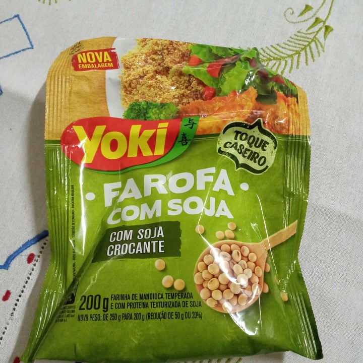 review photo of Yoki Farofa Com Soja Crocante shared by @sandramaximo on 10 Jul 2021 - review