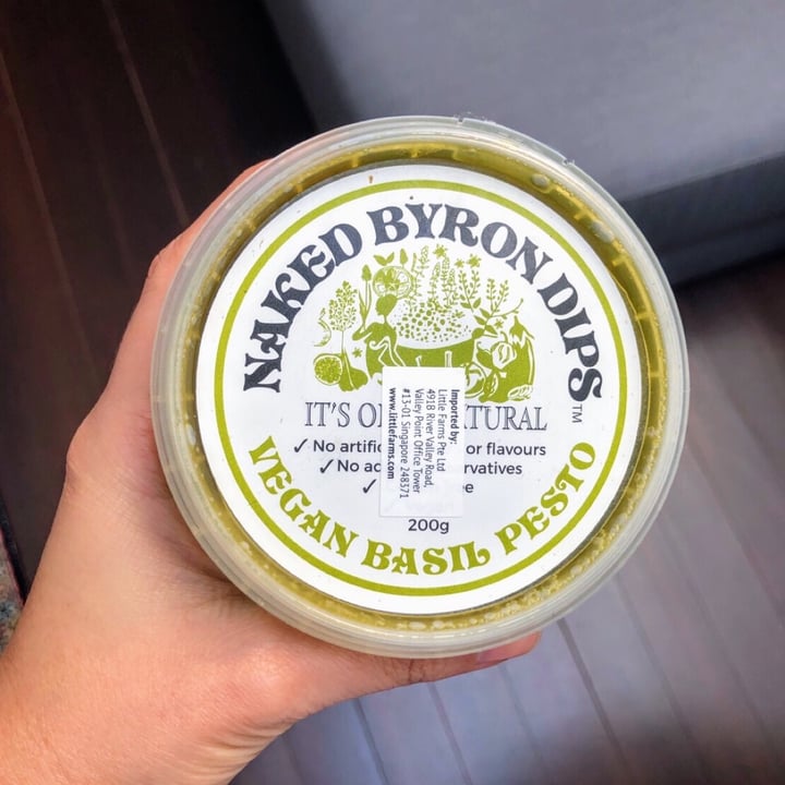 photo of Naked Byron Foods Vegan Basil Pesto shared by @kathxtan on  15 May 2020 - review