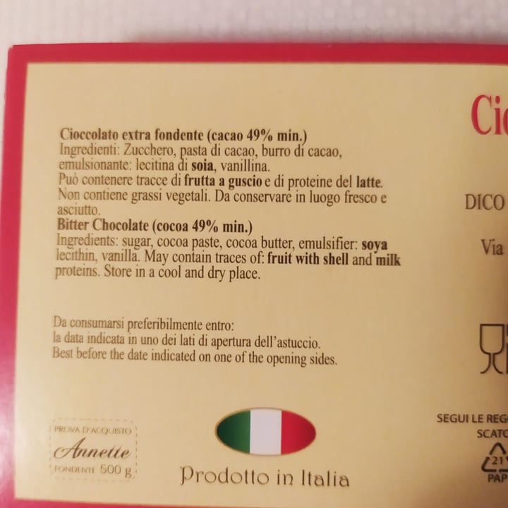 photo of Annette Cioccolato Extra Fondente shared by @yzzyssa on  10 Dec 2021 - review