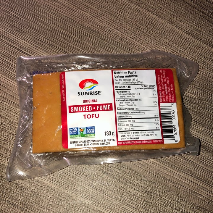 photo of Sunrise Smoked Tofu shared by @colphax on  07 Feb 2022 - review