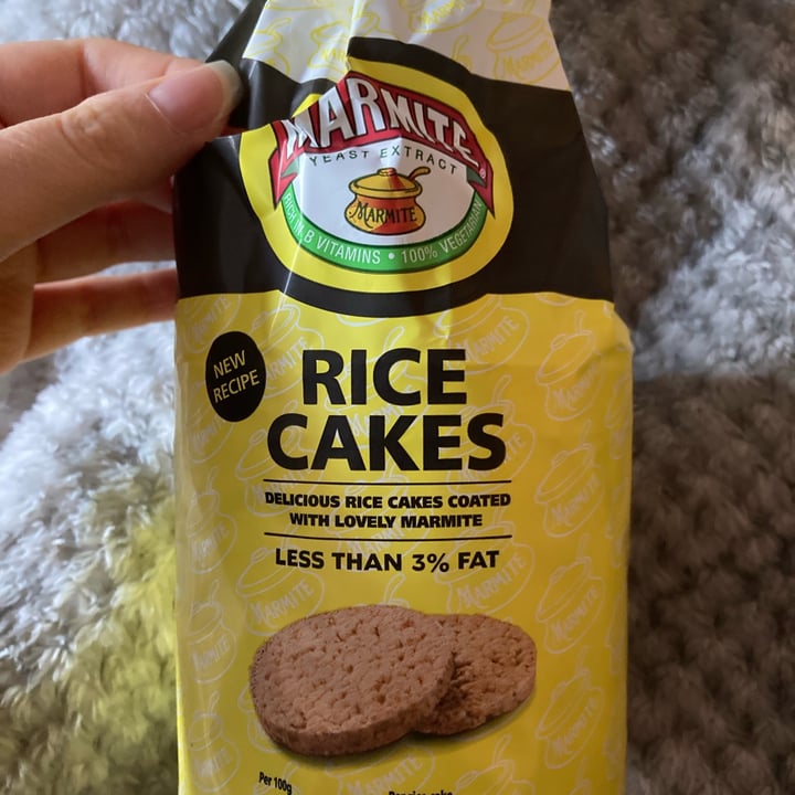 photo of Marmite Rice Cakes shared by @beboldandvegan on  06 Oct 2022 - review