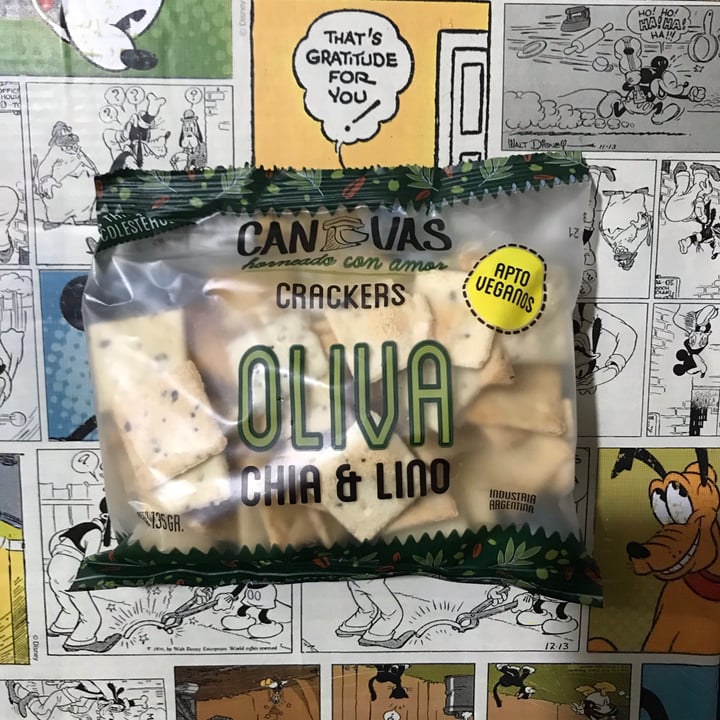 photo of Canvas Crackers De Oliva Chía Y Lino shared by @kacerutti on  13 Jan 2021 - review