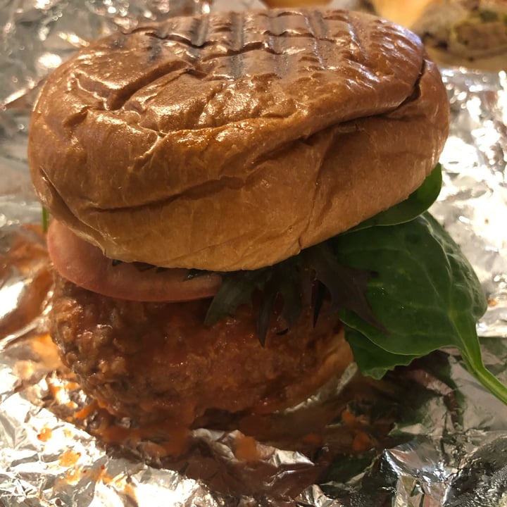 photo of Savory Leaf Cafe Buffalo Chickn Sandwich shared by @reywatson on  06 Oct 2021 - review