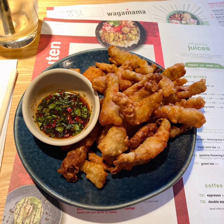 photo of Wagamama Leicester Vegan Chilli ‘Squid’ shared by @katelouisepowell on  04 Jun 2021 - review