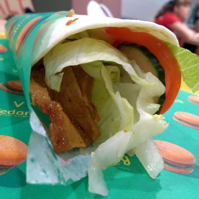 Foto del plato “Wrap kebab”