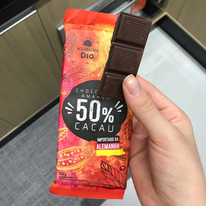 photo of Dia% Chocolate Amargo 50% Cacao shared by @tauanemelo on  25 Mar 2022 - review