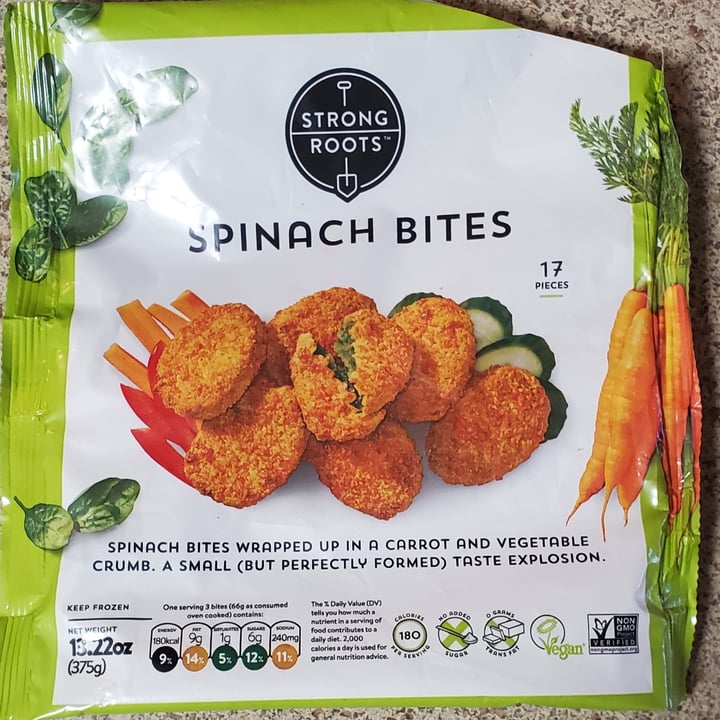 photo of Strong Roots Spinach Bites shared by @4thepiggies on  11 Dec 2021 - review