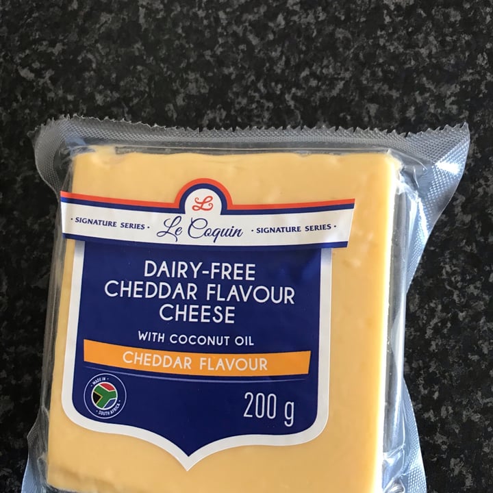photo of Le Coquin Dairy Free Cheddar Flavor Cheese with Coconut Oil shared by @simplevegan101 on  02 Dec 2020 - review