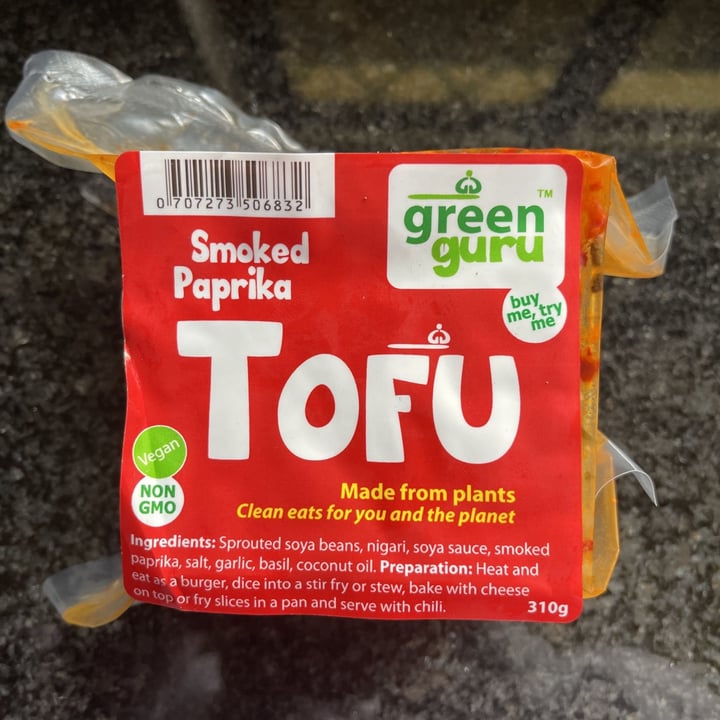 photo of Green Guru Firm Baked Organic Tofu: Smoked Paprika shared by @theycallmelynsey on  15 Jun 2021 - review