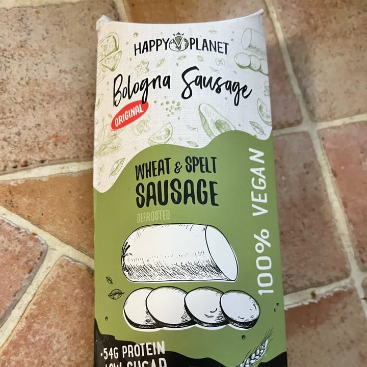 photo of Happy V Planet Bologna sausage wheat & Spelt sausage shared by @brunaboogie on  06 May 2022 - review