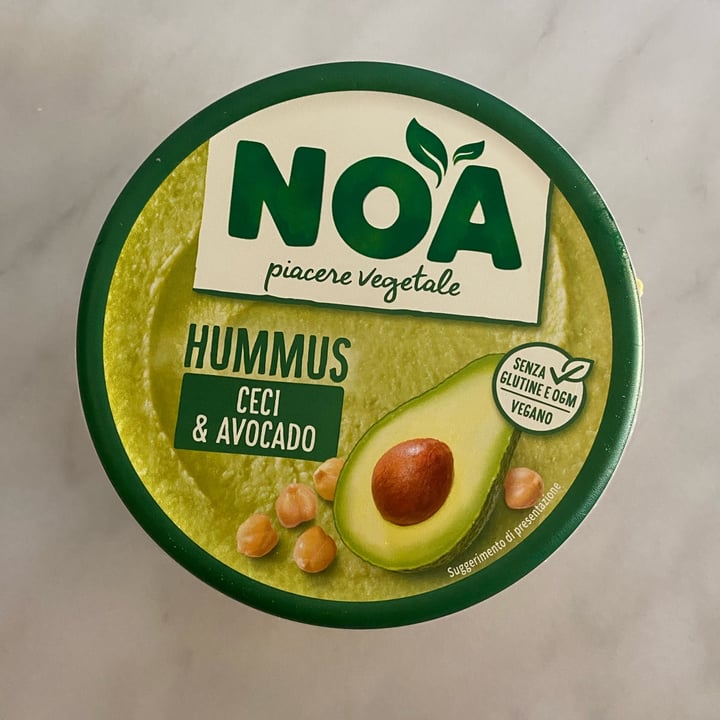photo of noa piacere vegetale hummus ceci e avocado shared by @lilianasch on  26 Jul 2022 - review