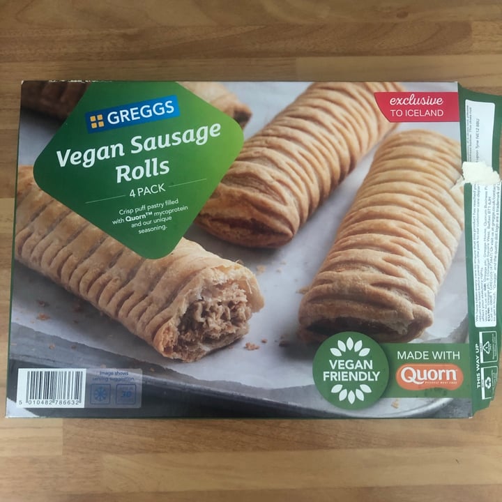 photo of Greggs Frozen Vegan Sausage Rolls shared by @jessskh on  15 Jan 2021 - review