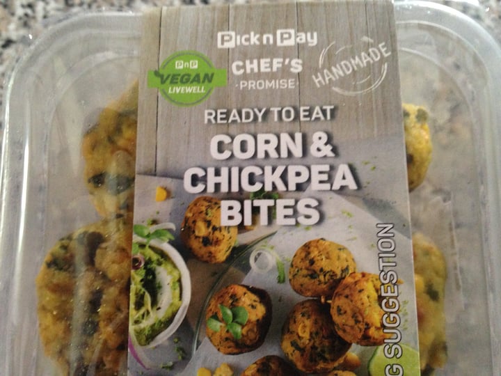 photo of Pick n Pay Corn and Chickpea bites shared by @maesti on  12 Mar 2020 - review