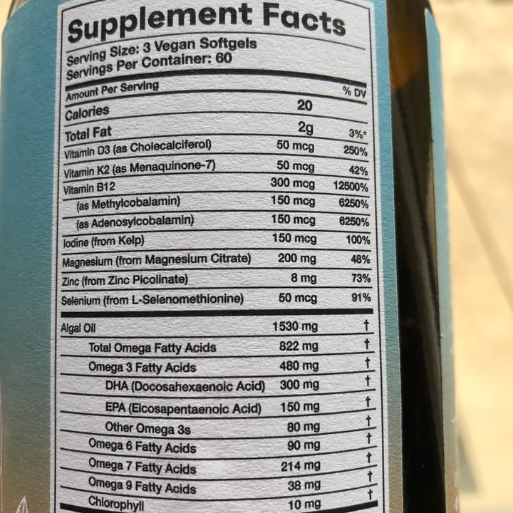 photo of Complement Complement Essential shared by @happy2bvegan on  18 Dec 2021 - review