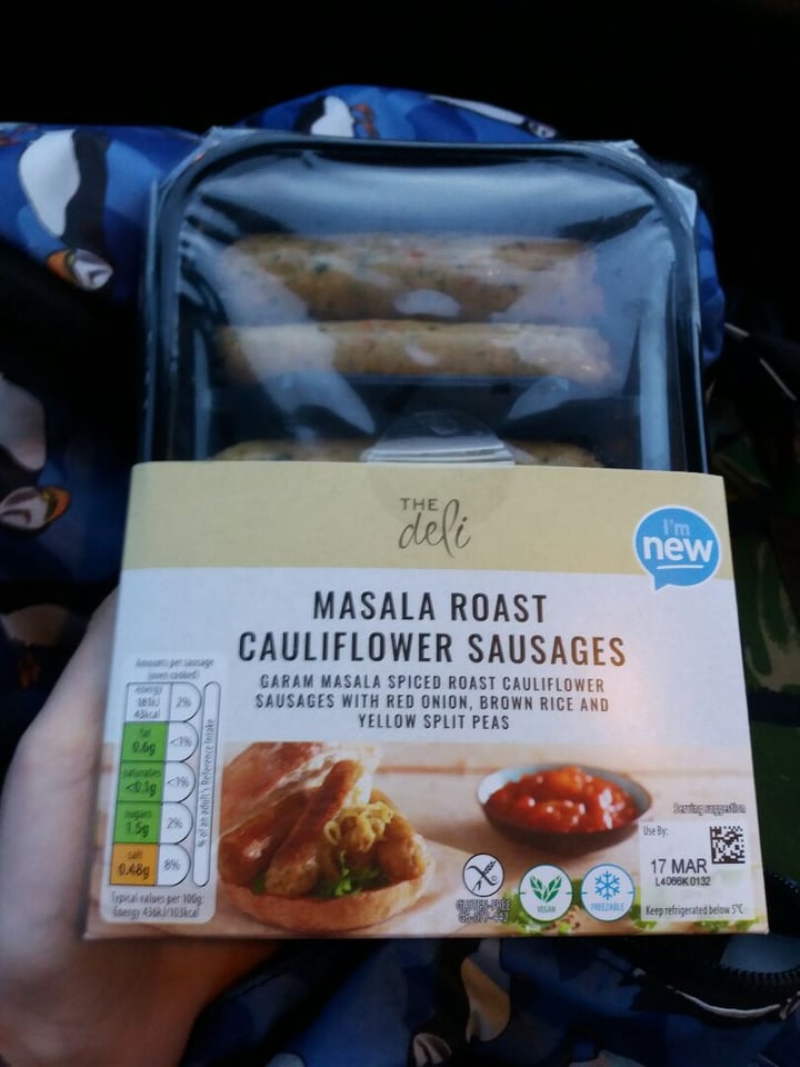 photo of ALDI Masala Roast Cauliflower Sausages shared by @flobadob on  18 Mar 2019 - review