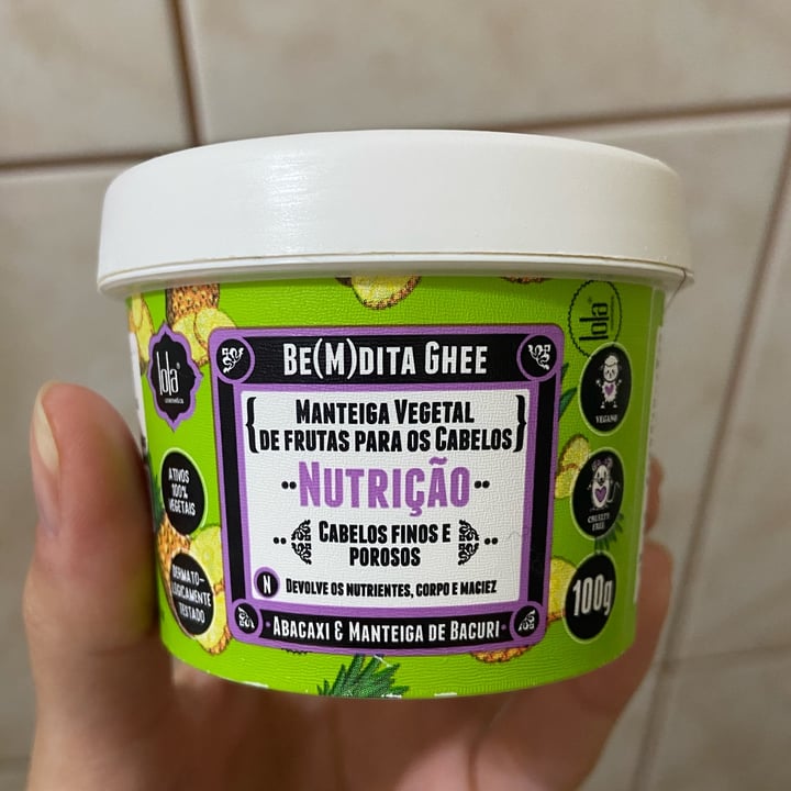 review photo of Lola Cosmetics Be(M)Dita Ghee Máscara Nutrição shared by @ingridcour on 04 May 2022 - review