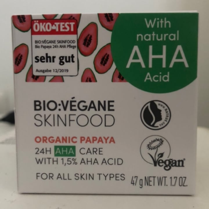 photo of Bio:Végane SKINFOOD SKIN FOOD Bio Papaya shared by @genty on  11 Jan 2022 - review