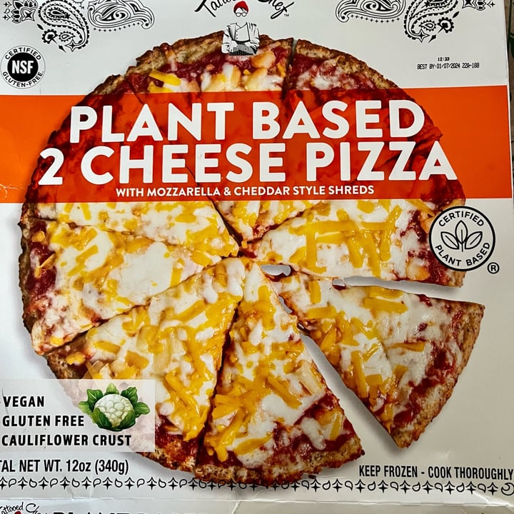 review photo of Tattooed Chef Plant Based 2 cheese pizza shared by @florabee on 14 Oct 2022 - review