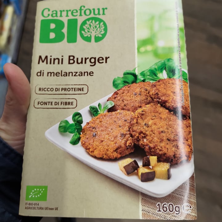 photo of Carrefour Bio mini burger di melanzane shared by @ilablabla on  23 Nov 2022 - review
