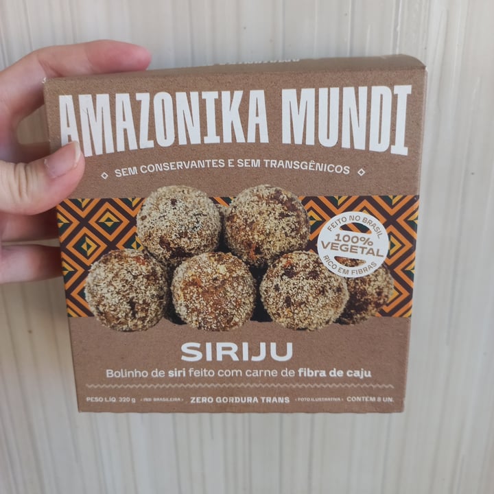 photo of Amazonika mundi Siriju - Bolinho de Siri Vegano shared by @anaeufrazio on  31 Jul 2022 - review