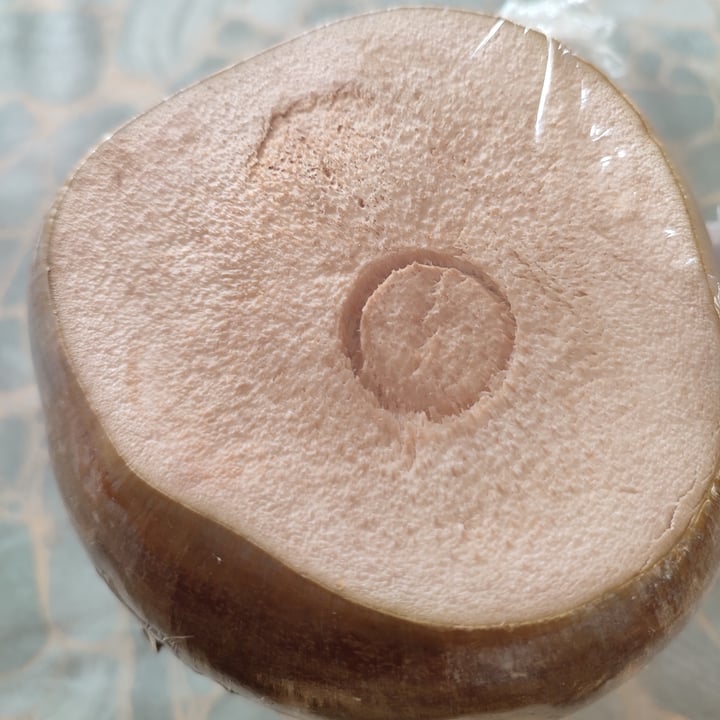 review photo of Genuine Coconut Fresh Organic Coconut with a straw and a bamboo stick shared by @frenchvegangirl on 14 Mar 2022 - review