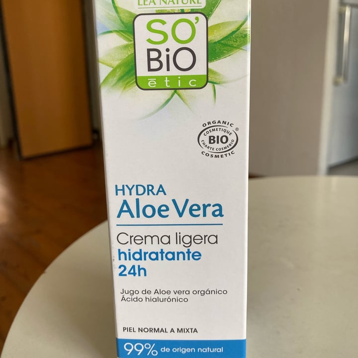 review photo of So Bio Etic Crema ligera Aloe Vera shared by @aguacongas88 on 05 Apr 2022 - review
