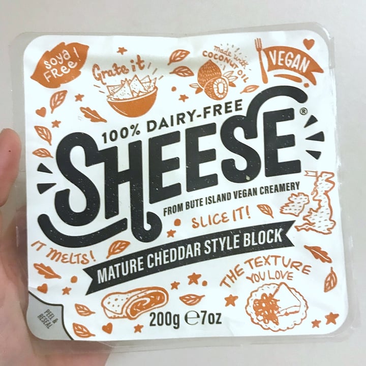 photo of Sheese Mature cheddar style block shared by @veggi-bella on  06 Mar 2022 - review